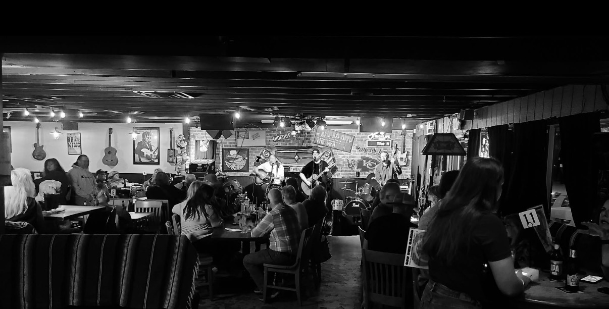 Packed house at The Hideout Bar & Grill